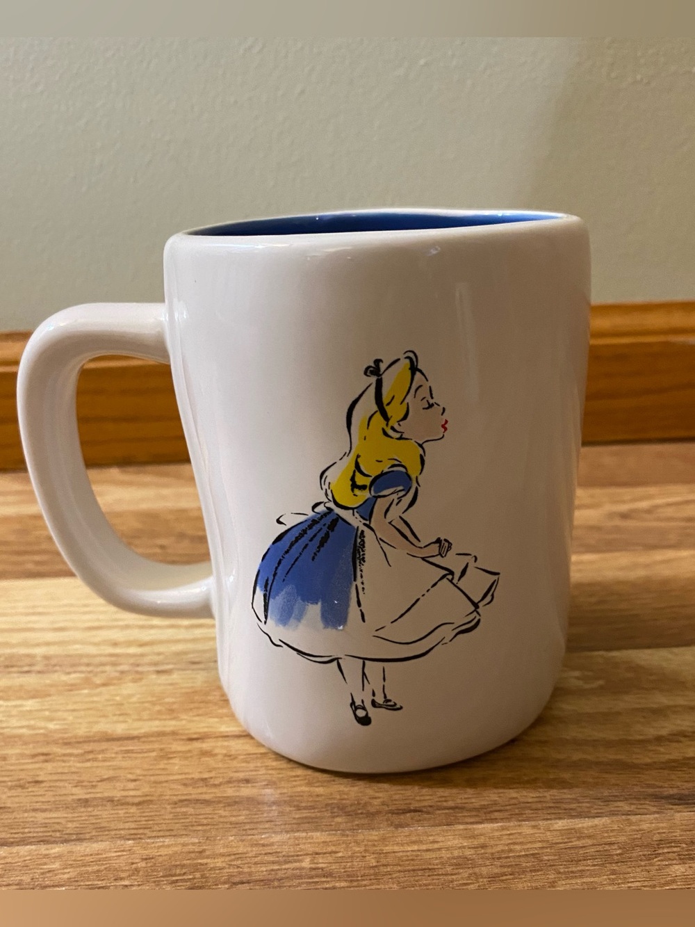 Rae Dunn Alice In Wonderland Mug 16 Ounces